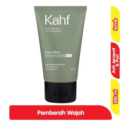 Kahf Pore & Acne Care Face Wash Scrub 100 ml – Deep Cleansing Power for Clear, Fresh-Looking Skin