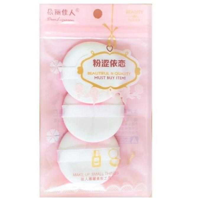 PUFF Spon Bedak TABUR KERING SATUAN / Isi 2 PCS / isi 3 PCS