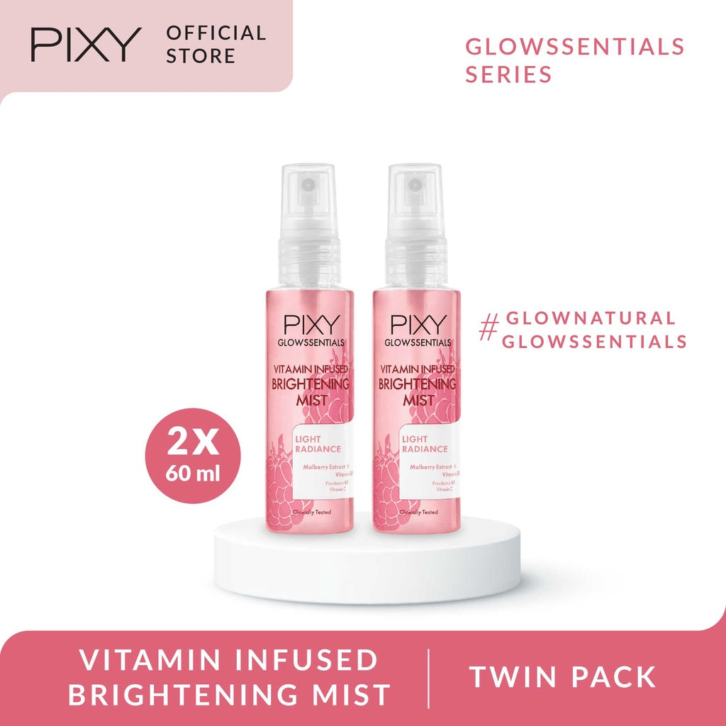 PIXY Glowssentials Vitamin Infused Brightening Mist Twin Pack