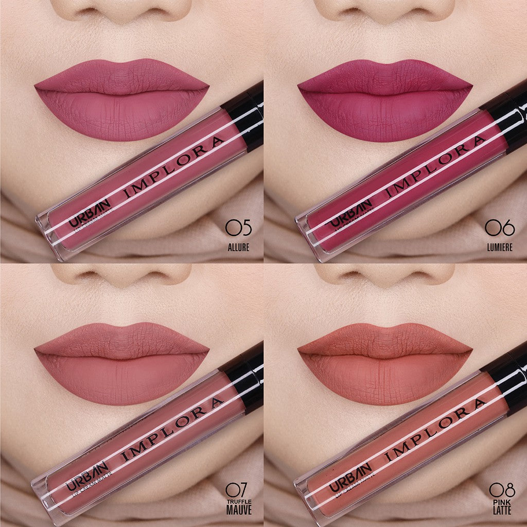 Implora Urban Lip Cream + Pensil Alis Brown