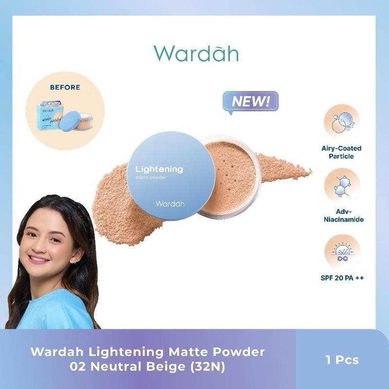 GlowLock Matte Dust – Wardah Oil Control Loose Powder 20g