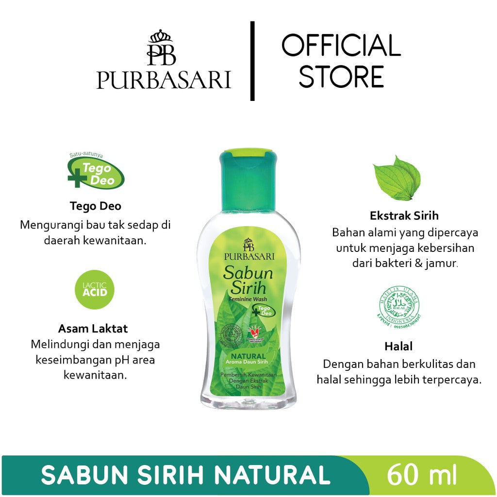 Purbasari Sabun Sirih 60 ml / Perawatan Kewanitaan / Pembersih Miss V