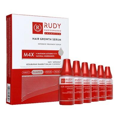Rudy Hadisuwarno Cosmetics Hair Growth Serum 6 x 9ml – Targeted Hair Fall Solution from the Roots!