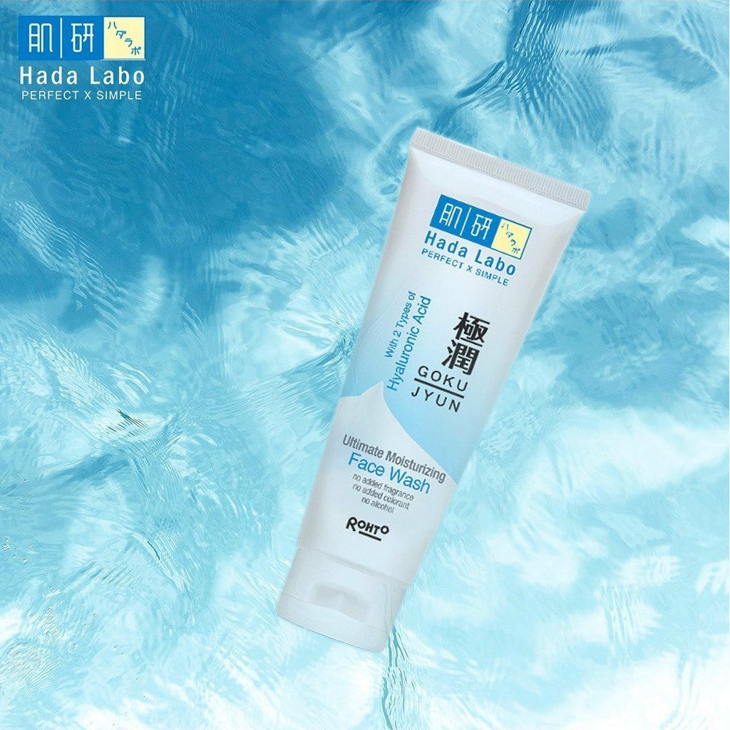 HADA LABO GOKUJYUN Ultimate Moisturizing Facial Wash 100 gr (BESAR)