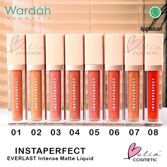 WARDAH Instaperfect Everlast Matte Lip Cream 4.2g – Bold Color | Long-Lasting | BPOM
