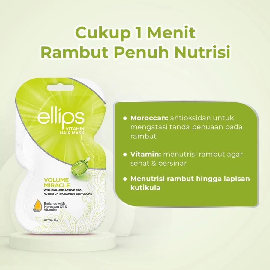 ELLIPS Vitamin Hair Mask Sachet Hair Repair 20gr | With Pro Keratin
