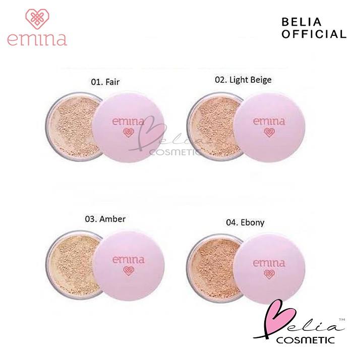 Emina Bare With Me Mineral Loose Powder 8g | Lightweight Setting Powder | Serba Ada