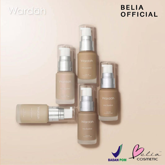 WARDAH Exclusive Liquid Foundation – SPF 30 | Full Coverage | BPOM Certified