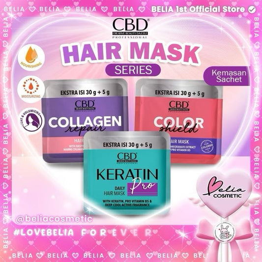 CBD Hair Revival Mask ~ Instant Repair, Shine & Color Protection