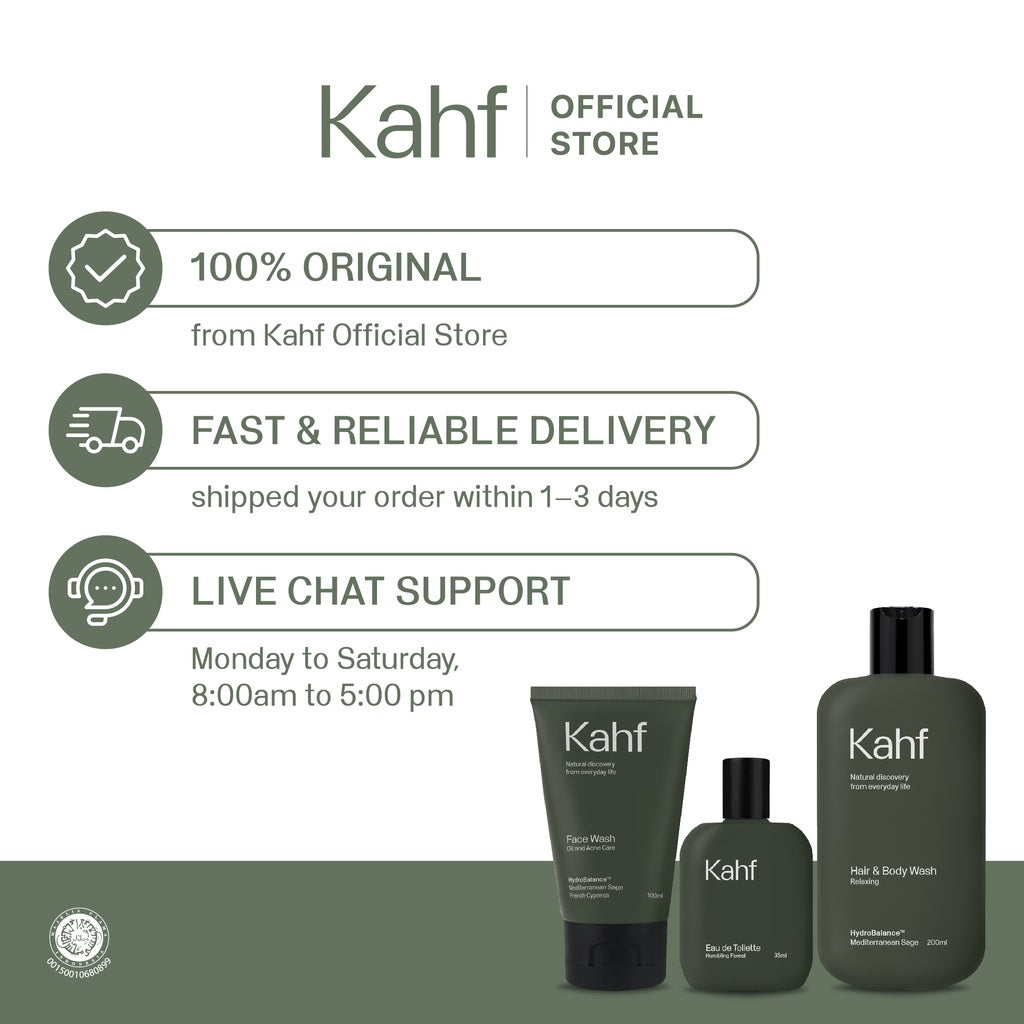Kahf Humbling Forest & Invigorating Waterfall Eau De Toilette Pack 35 ml x 2 pcs