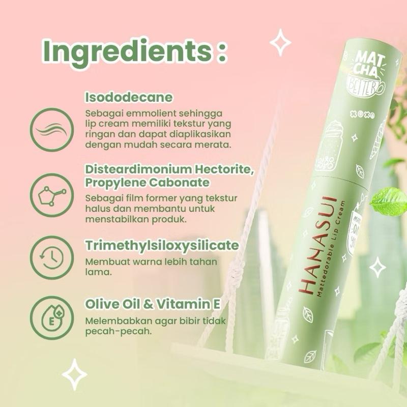 Hanasui Matted Matcha Kiss – Hanasui Limited Edition