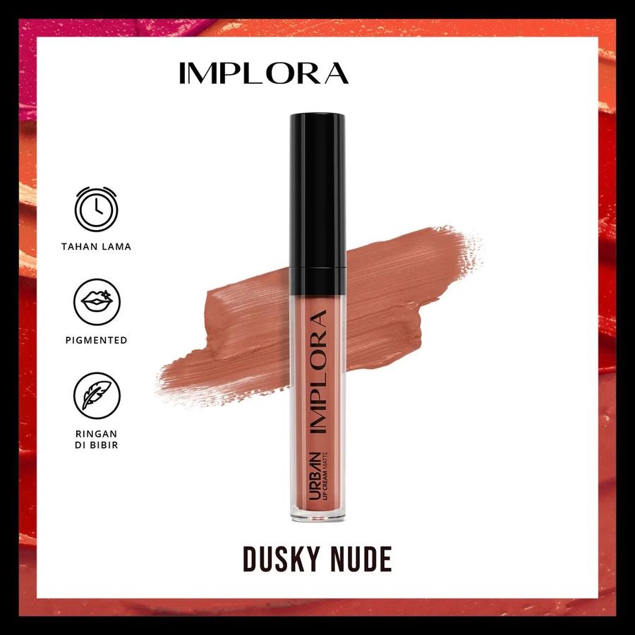 Implora Urban Lip Cream Matte Lip Velvet NEW - 100% Original Product by Implora Cosmetics - 6 Shades Available
