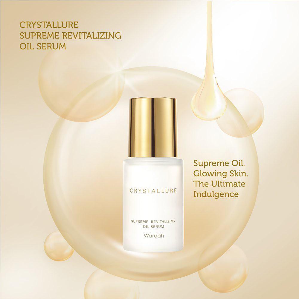 WARDAH Crystallure Series – Supreme Oil | Eye Serum | Essence | Gel Cream | Overnight Cream | SPF35++