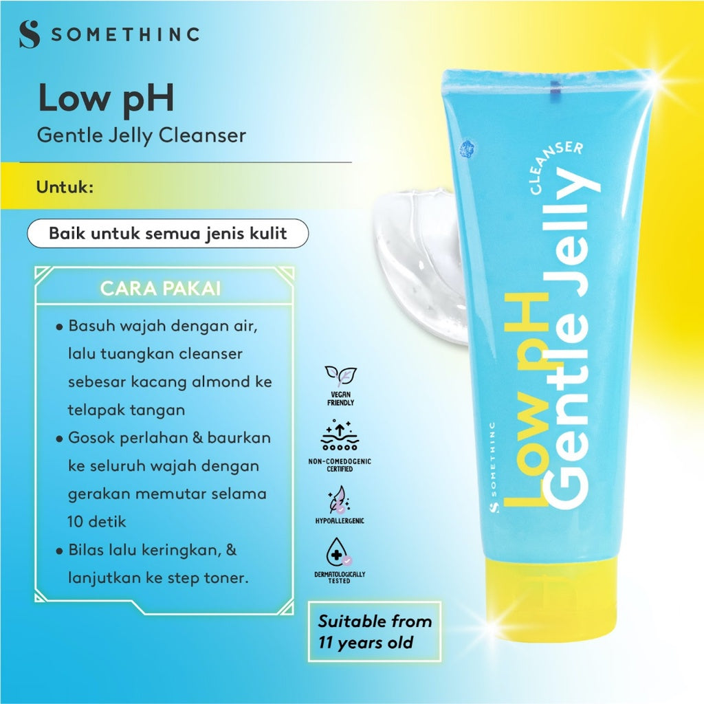 SOMETHINC [TWINPACK HEMAT] Best Seller Product Twin Pack Kit - Holyshield Sunscreen Gel, Low pH Gentle Jelly Cleanser, Skin Goals Moisturizer, Niacinamide Sabi Beet Serum, Ceramic Skin Saviour, Resurrect Serum)