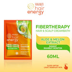 Makarizo Hair Energy Fibertherapy Hair & Scalp Creambath Aloe & Melon 60 mL