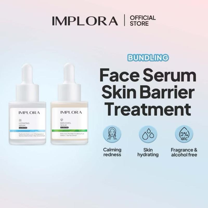 Implora Hydrating & Skin Barrier Serum Set - GlowGuard Duo