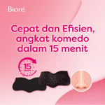 Biore Pore Pack Plester Pembersih Komedo Black Oil Absorbing Powder 4 s