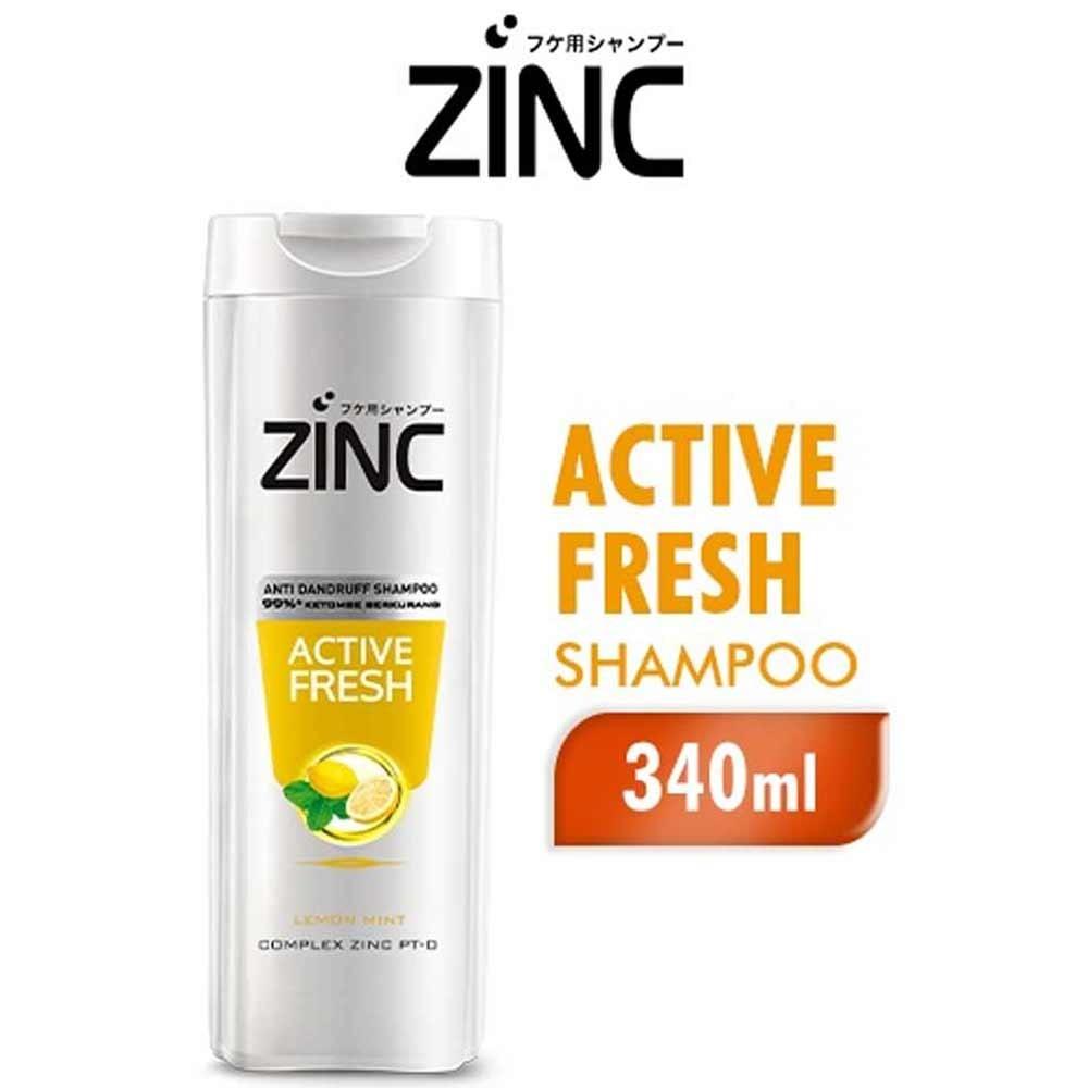 Zinc Anti-Dandruff Shampoo Refreshing Cool 450ml – Icy Clean Scalp & Dandruff-Free Hair All Day