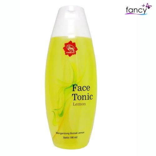 Viva Face Tonic Lemon 100ml - Refreshing Toner for Oily & Acne Skin with Lemon Extract - Legendary Product for Pre-wash Stain Treatment - 100ml Bottle