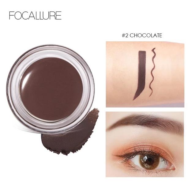 FOCALLURE Brow Cream Gel FA23 – Waterproof Eyebrow Pencil & Gel for Defined Brows