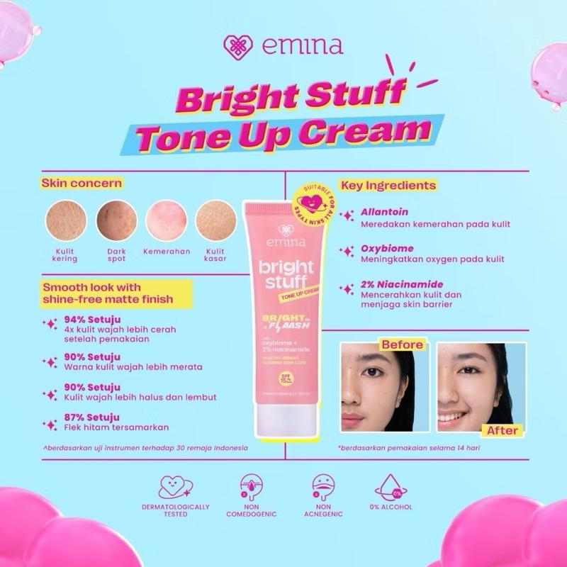 Emina Glow Pop! Tone-Up Cream – Instant Radiance in a Tube (20mL)