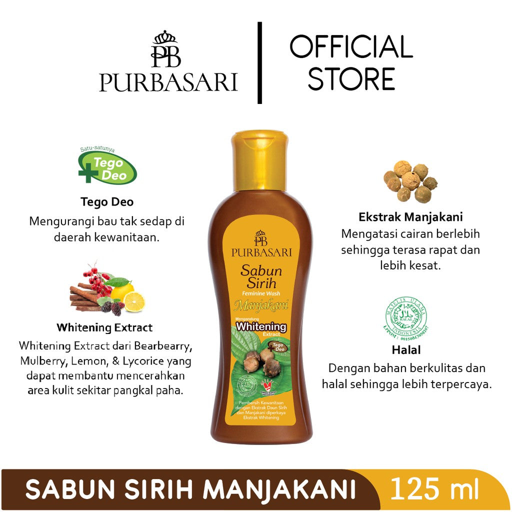 Purbasari Sabun Sirih 125 ml / Perawatan Kewanitaan / Pembersih Miss V