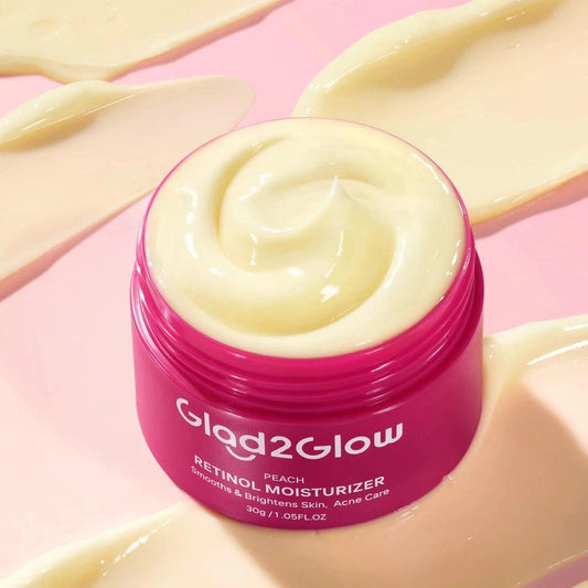 Glad2Glow G2G Peach – Retinol Moisturizer for Radiant, Youthful Skin!