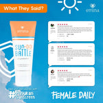 Emina Sun Battle SPF 35 PA+++ 20ml FUN SIZE NEW!! Bright Glow Sunscreen Wajah
