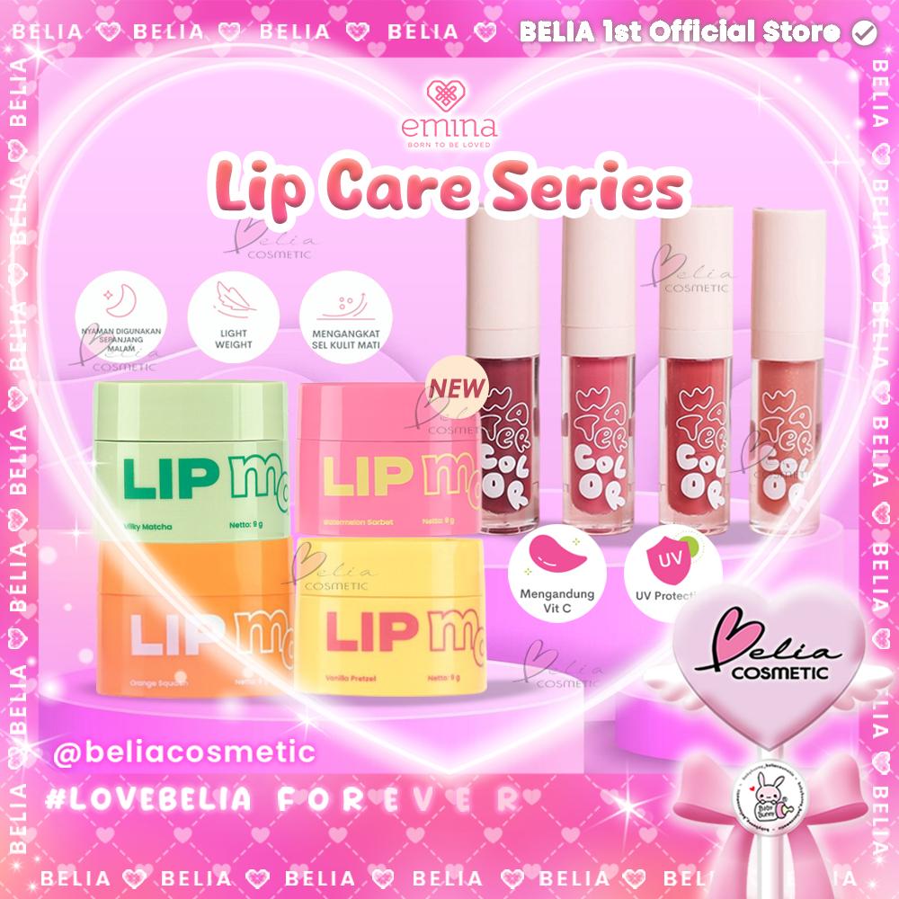EMINA Lip Mask & Watercolor Lip Serum | Overnight Care & Lip Tint Serum | Serba Ada