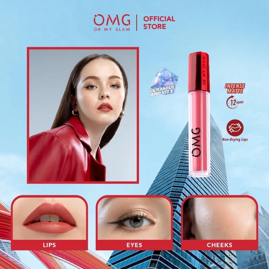 FANCY X JULOI BEAUTY OMG Oh My Glam Mattelast Lip Cream 2.9g | Lip Cream Matte Dengan Warna Intense, Tahan Lama & Ringan