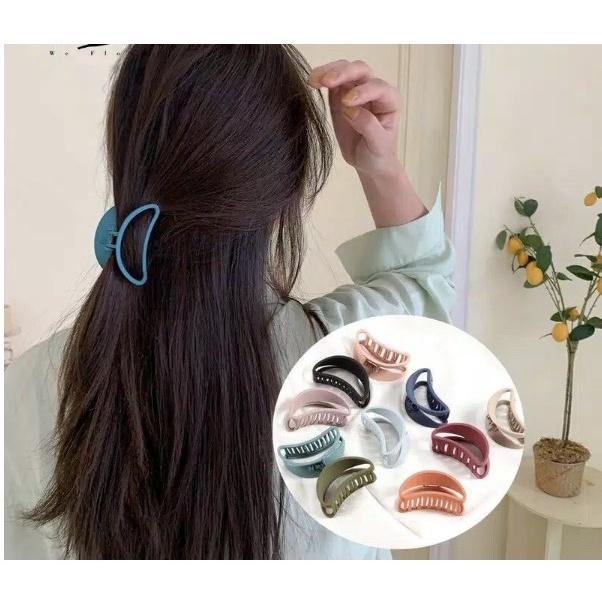 Jepit Rambut Korea Persegi 6cm / 8.5 cm / Model Sabit