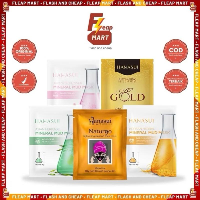 Hanasui GoldenGlow – Naturgo Peel-Off Mask Sachet Series