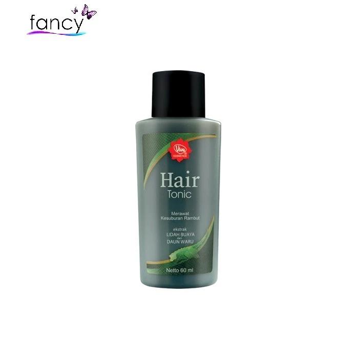 Viva Hair Tonic Hitam 60ml [Hair Tonic rambut mengandung Ektrak Lidah Buaya dan Ekstrak Daun Waru]