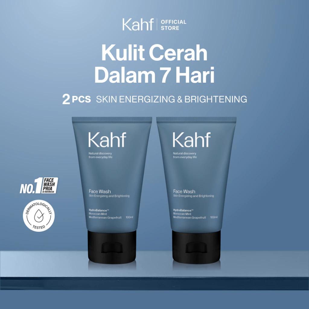 Twin Pack Power: Kahf Skin Energizing and Brightening Face Wash