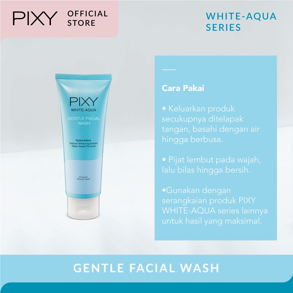 PIXY White Aqua Gentle Facial Wash Twin Pack