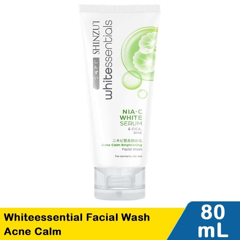 Shinzu’i Whiteessential Facial Wash Acne Calm 80ml | Gentle Cleanser for Clear & Bright Skin