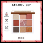 Implora Eyeshadow Palette | Kosmetik Mata | 9 Warna Blenadable Pigmented Halus