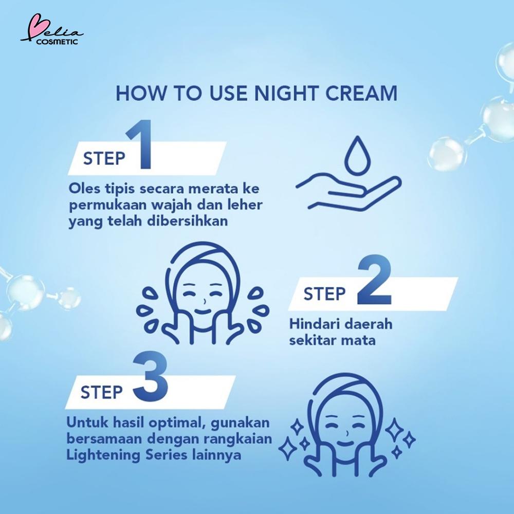 WARDAH Lightening Night Cream – Brightening Moisturizer | Niacinamide ADV | Night Repair