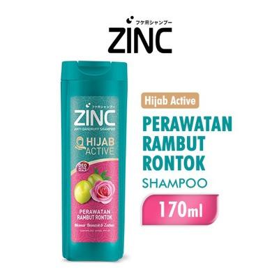 Zinc Hijab Anti-Dandruff Shampoo with Rose & Olive Oil 170ml | Hair Fall Treatment for Covered Hair