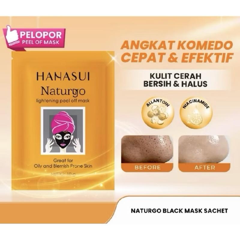 Hanasui Naturgo (1 Sachet) - GlowGold Peel-Off Purity Mask