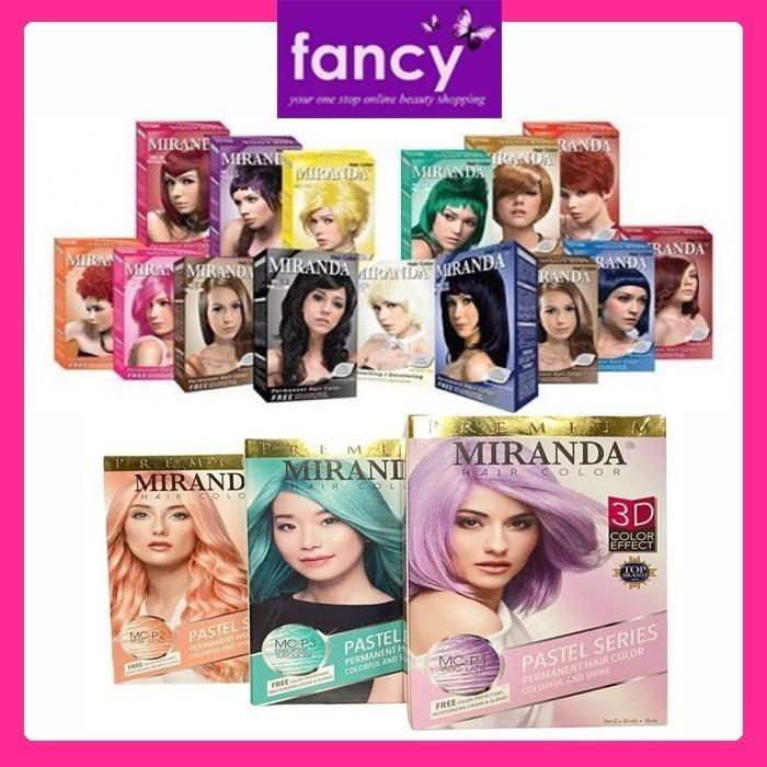 Miranda Hair Color Cat Rambut - Warna Cepat Masuk, Long Lasting & Shine