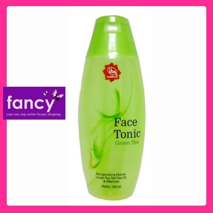Viva Face Tonic Green Tea 100ml / Bengkoang / Spirulina / Lemon / Normal / Cucumber
