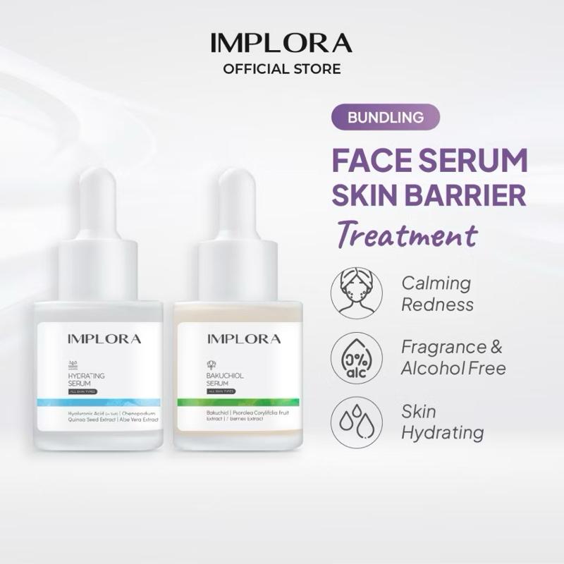 Implora Hydrating & Skin Barrier Serum Set - GlowGuard Duo