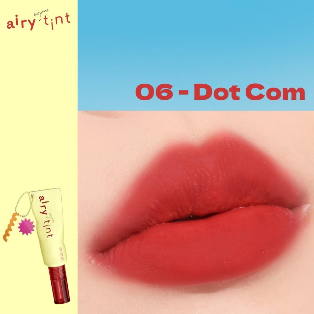 Emina Airy Surprise Airy Tint 3g + Keychain | Lightweight Waterproof Long Lasting Lip Stain