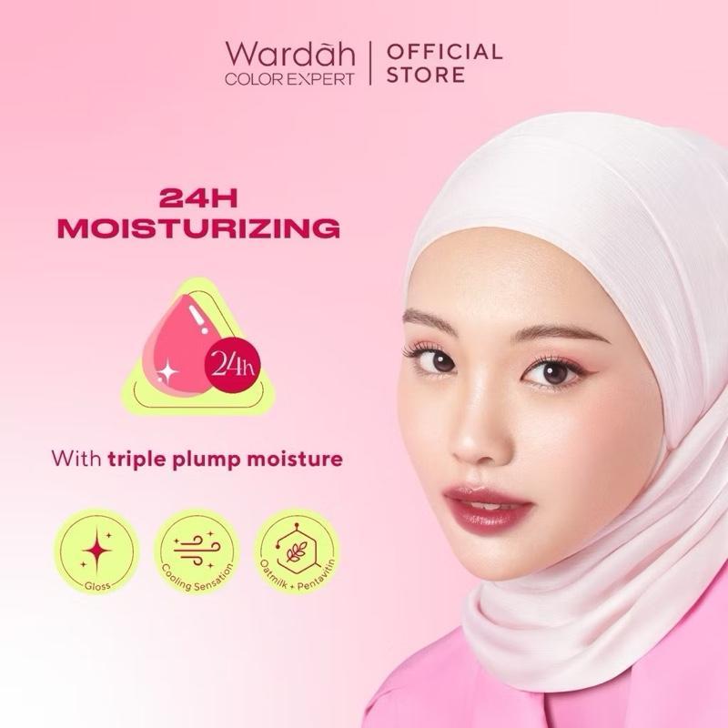 Wardah 24H Glossy Dew Lip Tint with Oatmilk & Pentavitin – Longwear, School-Safe & Hydrating Stain