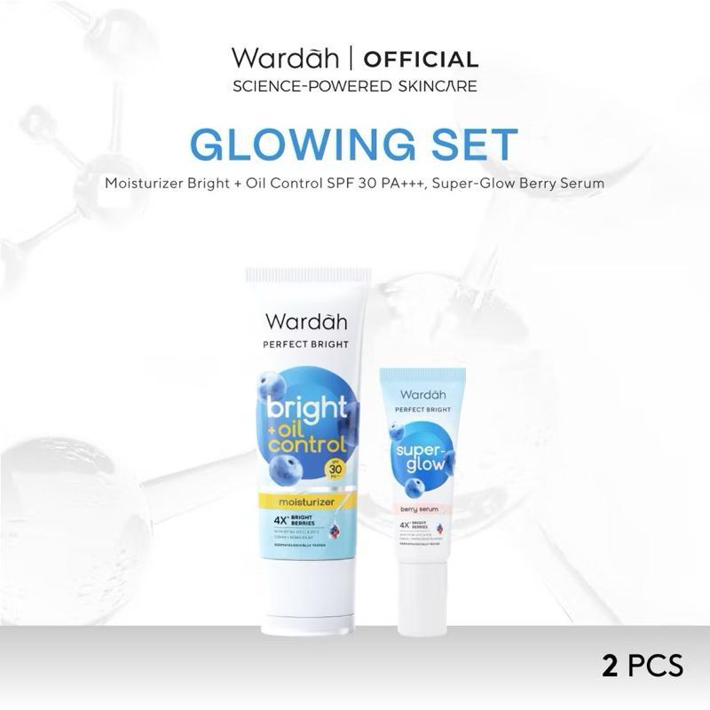 [2PCS] Wardah Skincare Combo Set – Complete Bright & Glow Essentials All-in-One Pack