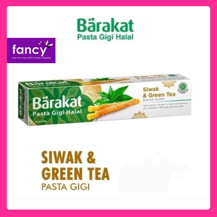 Barakat Pasta Gigi Siwak & Greentea Tube 75gr Halal
