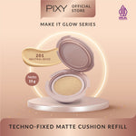PIXY Make It Glow Techno - Fixed Matte Cushion 201 Neutral Beige Refill