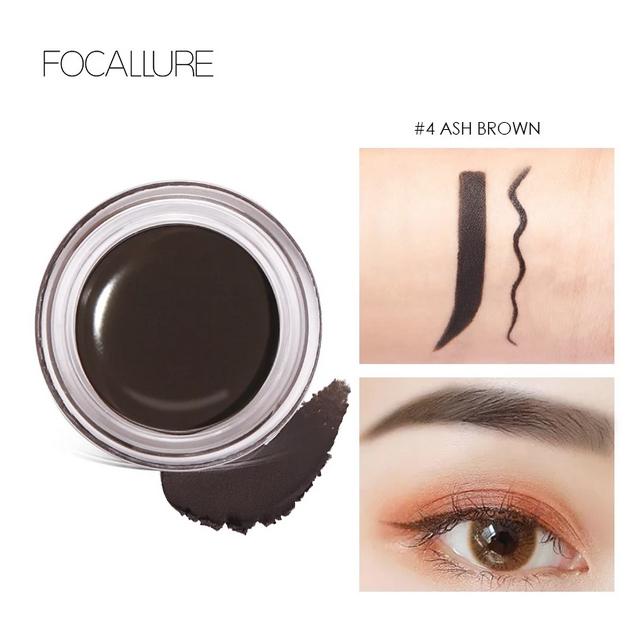 FOCALLURE Brow Cream Gel FA23 – Waterproof Eyebrow Pencil & Gel for Defined Brows