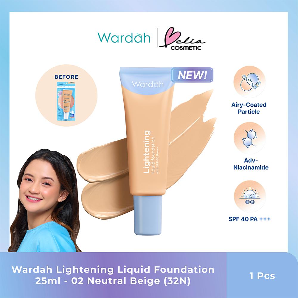 Wardah Lightening Foundation – Halal & BPOM Safe Bright & Light -  Only at Serba Ada!